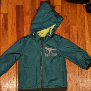 Carter's boys dino rain jacket 3T